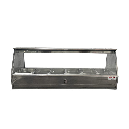 Glass Fronted 6 Tray Food Warmer - WET or DRY

Units come with either: 

6 x Medium Inserts 
Insert Dimensions (External): 33cmL x 26.5cmW x 10cmD

6 x Shallow Inserts 
Insert Dimensions (External): 33cmL x 26.5cmW x 7cmD

Unit Dimensions: 164cmL x 44cmW x 62cmH

10amp