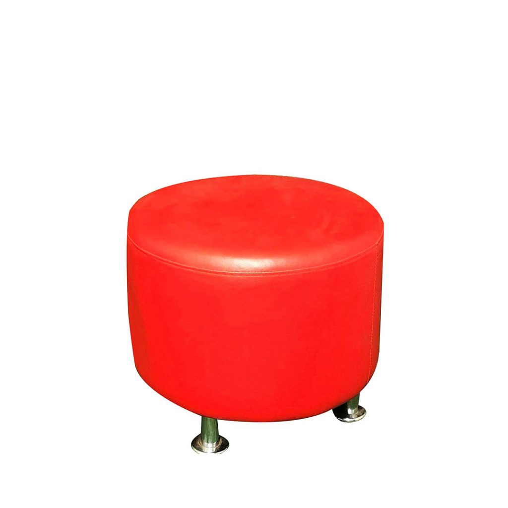 Round small ottoman 44cm Available in red.

 

 