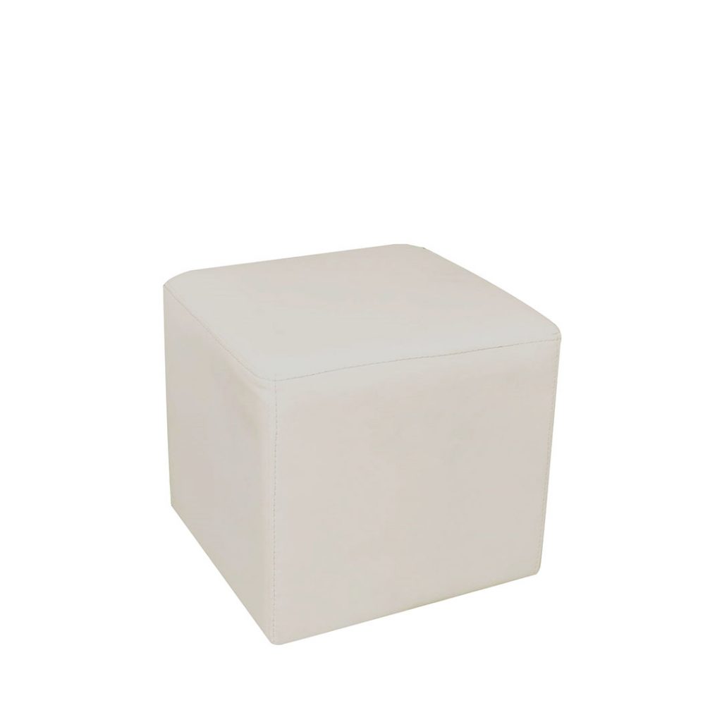 Square cube 44cm x 44cm Available in White Black and Red.

 

 