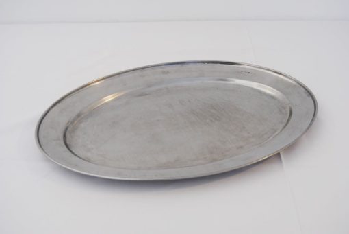 stainless steel serving platter hire