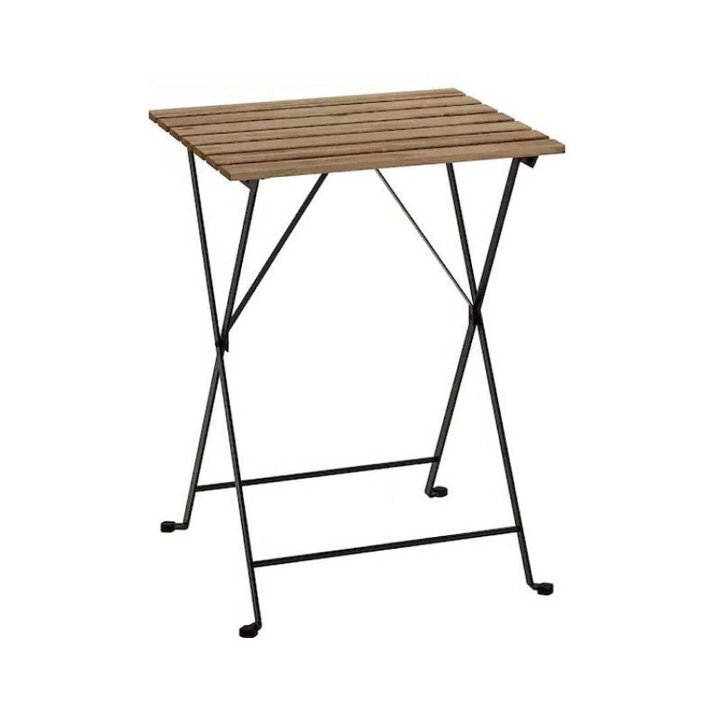  

Natural timber folding cafe table 55cm x 55cm, matching folding chair available.