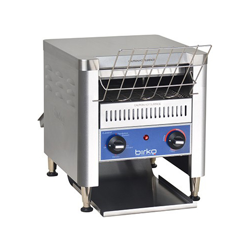  

600 standard slices of bread per hour, electric bench top, *not suitable for toasting sourdough bread 370mm W x 420mm D x 420 H