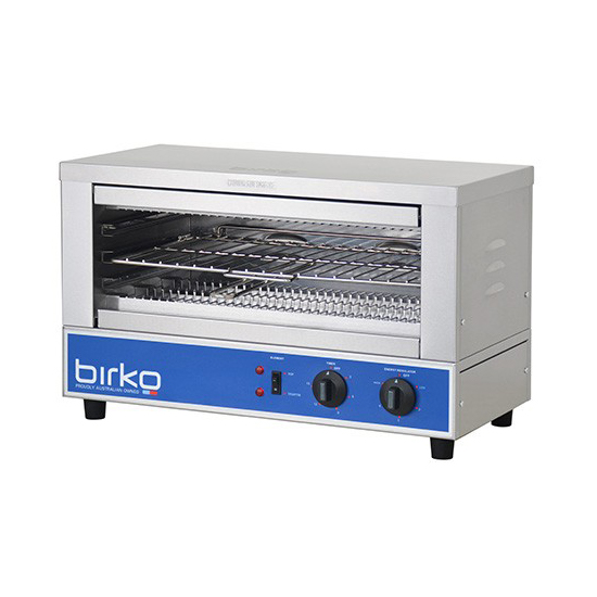  

Toaster griller electric, counter top, up to 8 slices of bread on rack, three options for rack position  600mm W x 290mm D x 370mm H