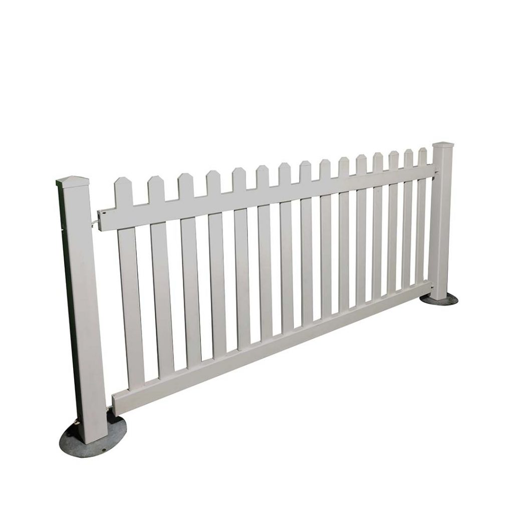 White PVC fencing 2.5m long x 1.2m high

 

 
