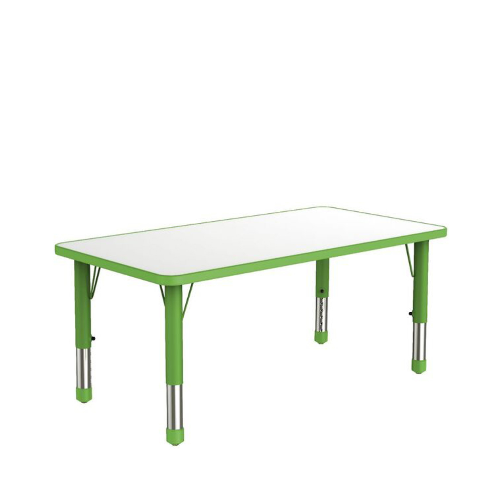 1150mm in Length

600mm in Width

Adjustable legs - 375mm and 600mmH

Seats 6

Available in Blue, Green, Grey, Oak and Red

 

 