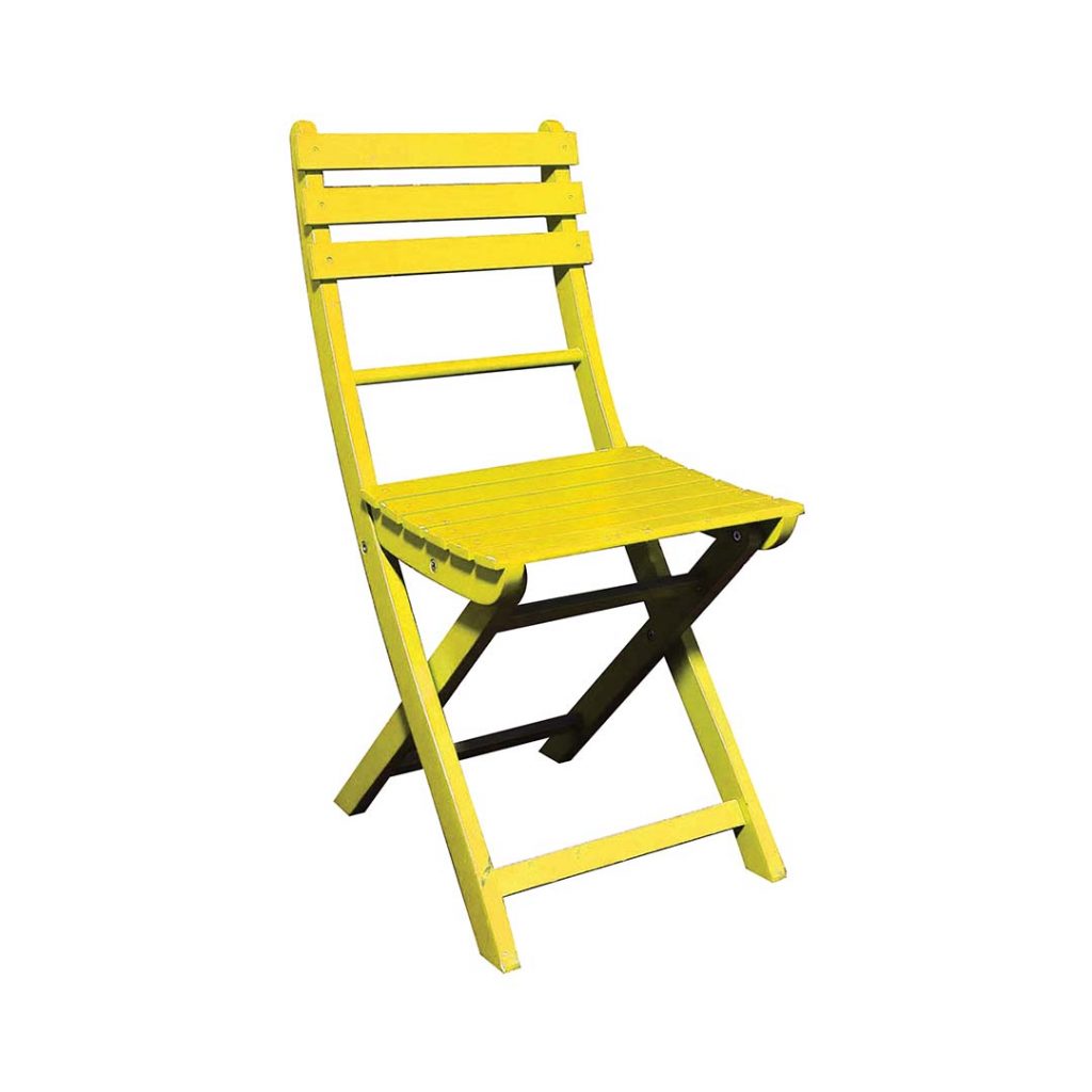 Timber Outdoor Chair - Yellow